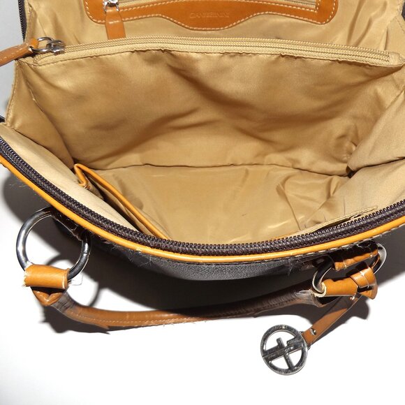 Giani Bernini Dome Block Signature Satchel Handbag - Picture 10 of 13